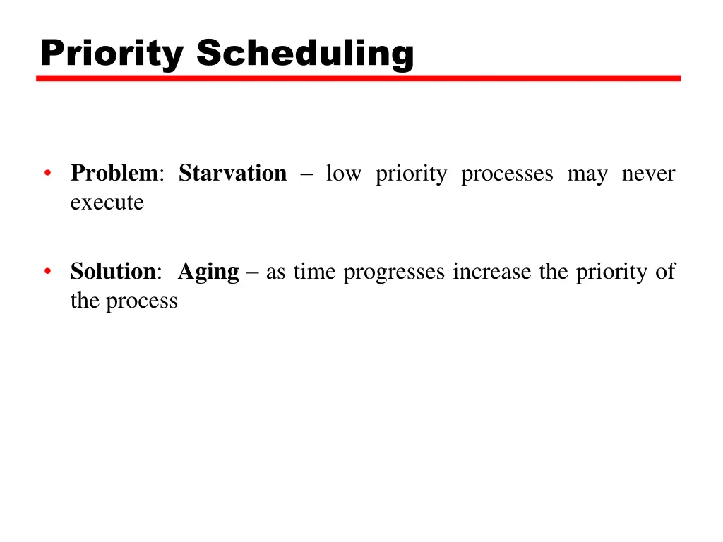 priority scheduling 2