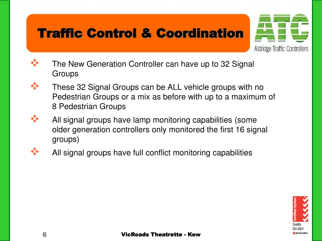 traffic control coordination traffic control 5