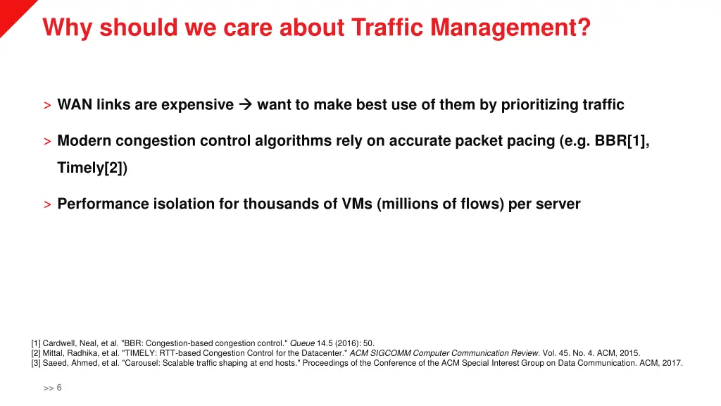 why should we care about traffic management 1