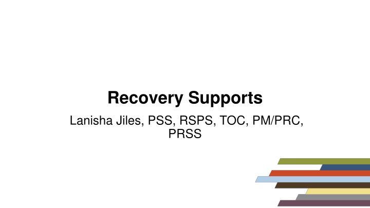 recovery supports lanisha jiles pss rsps