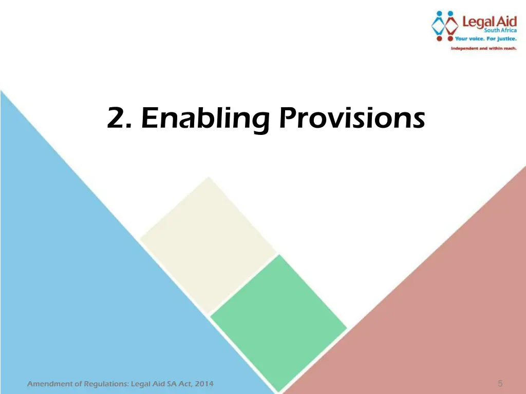 2 enabling provisions