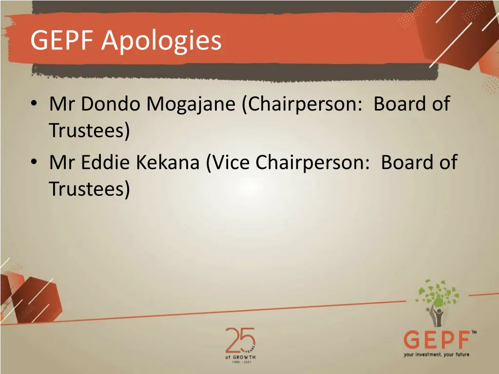 gepf apologies