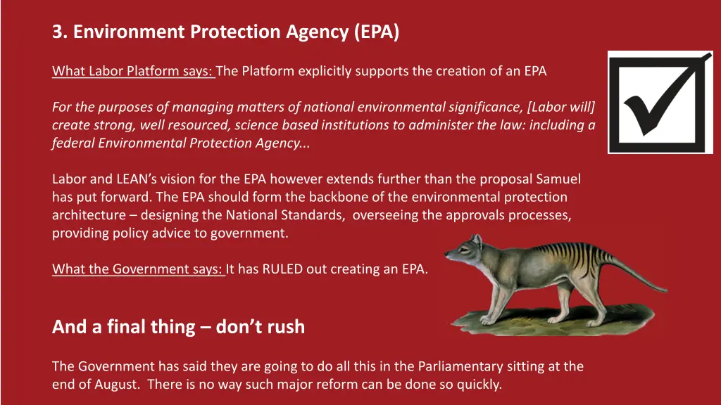 3 environment protection agency epa