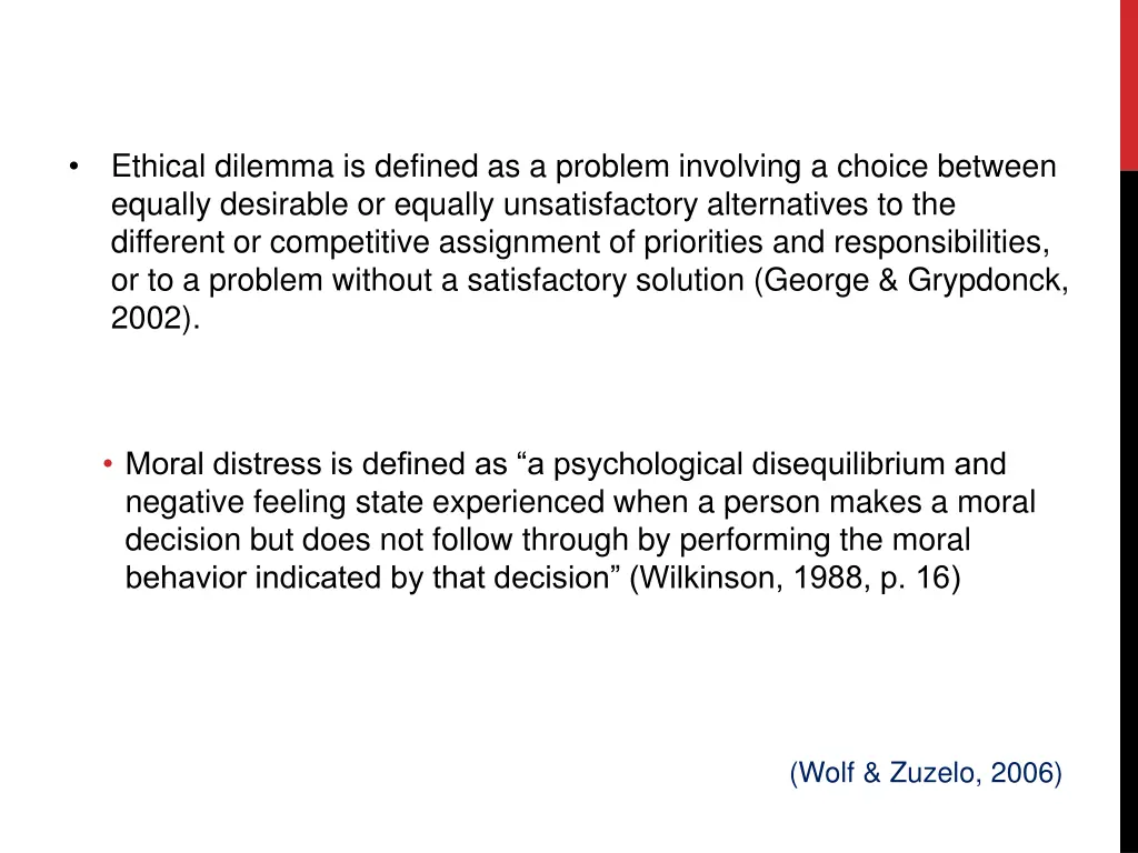 ethical dilemma is defined as a problem involving