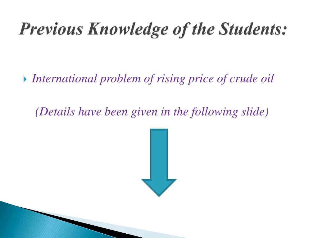 international problem of rising price of crude oil