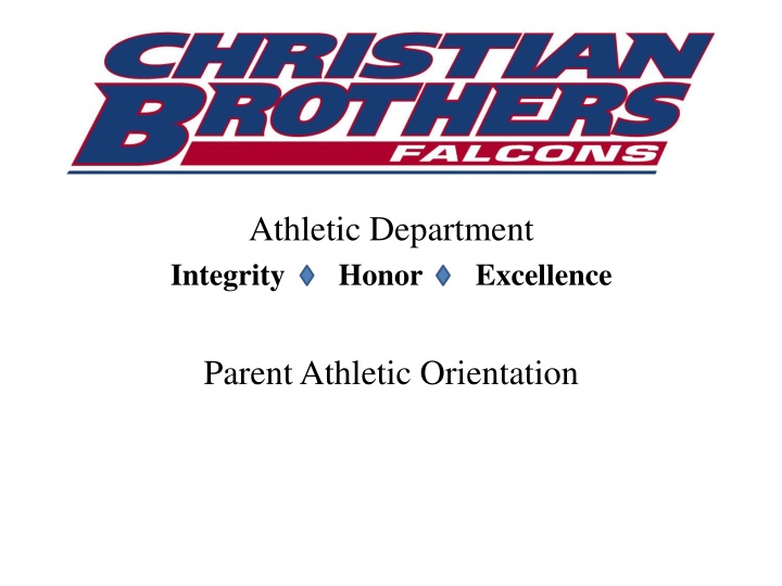 athletic department integrity honor excellence