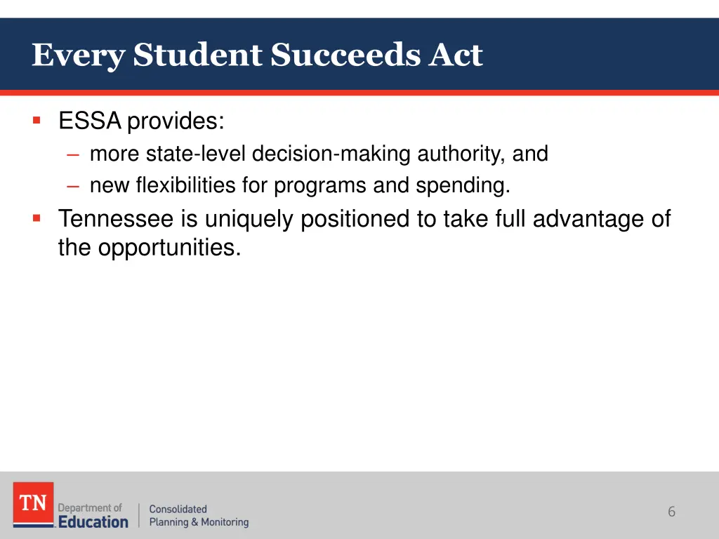 every student succeeds act