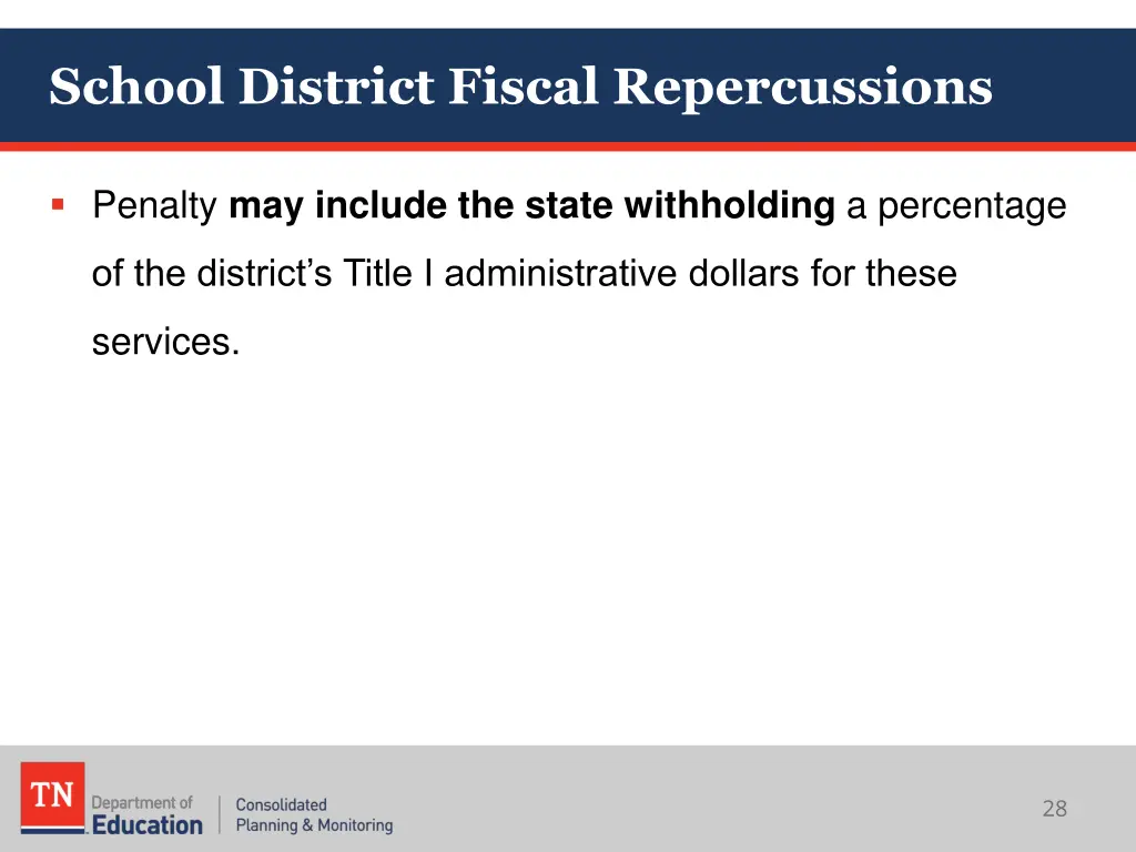 school district fiscal repercussions 1