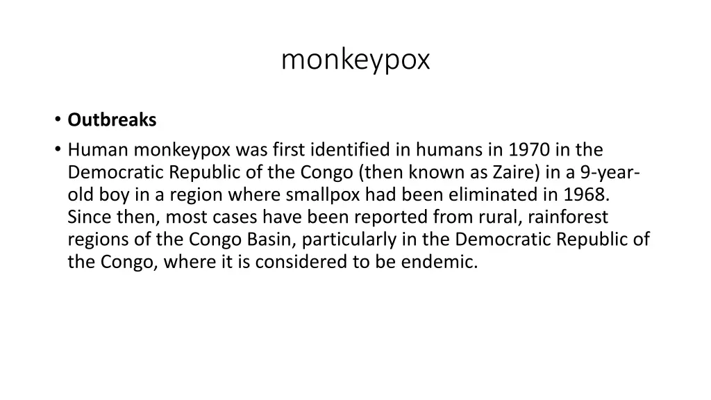 monkeypox