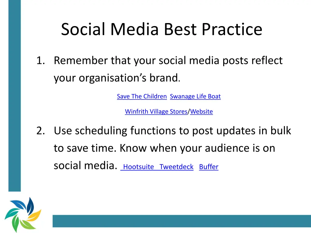 social media best practice 2