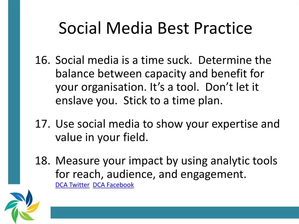 social media best practice 7