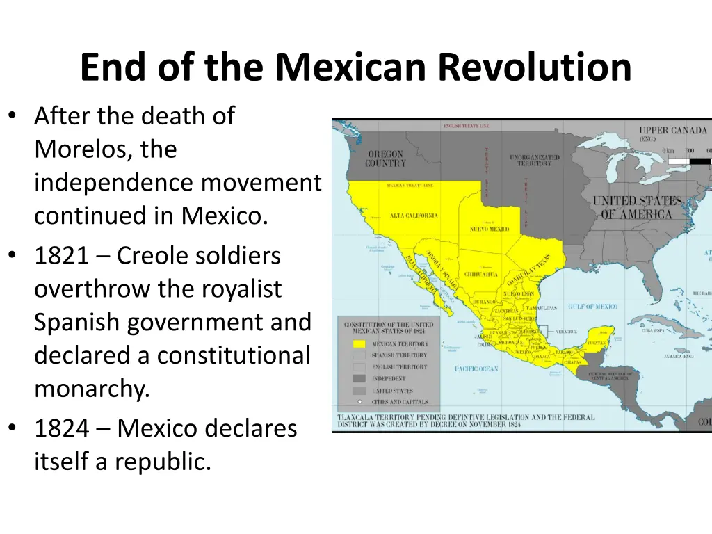 end of the mexican revolution