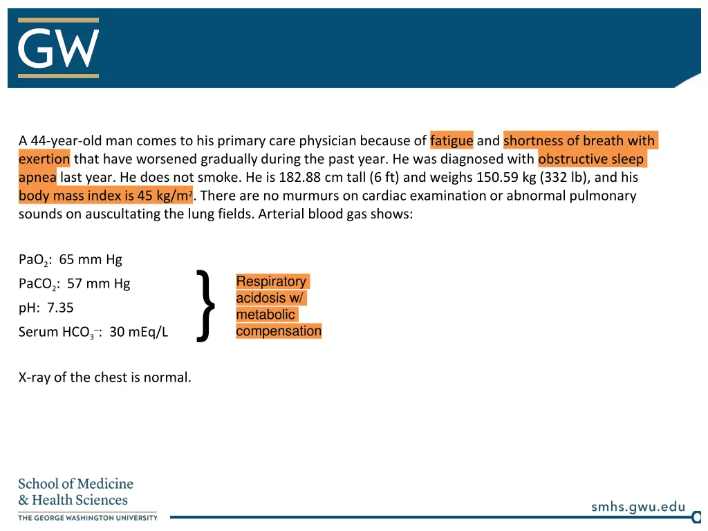 a 44 year old man comes to his primary care