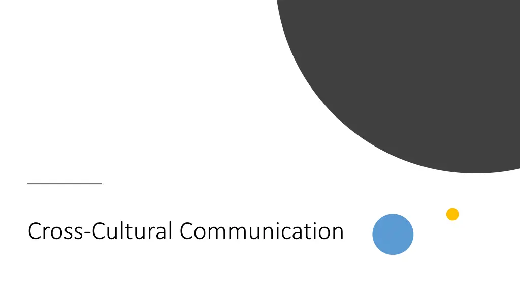 cross cultural communication