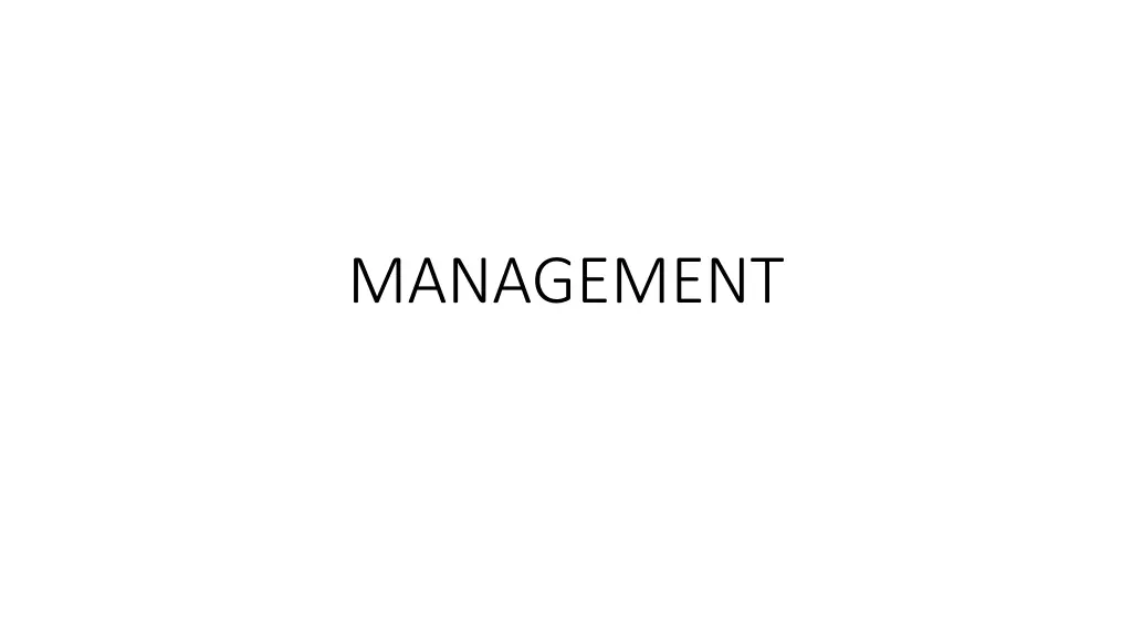 management