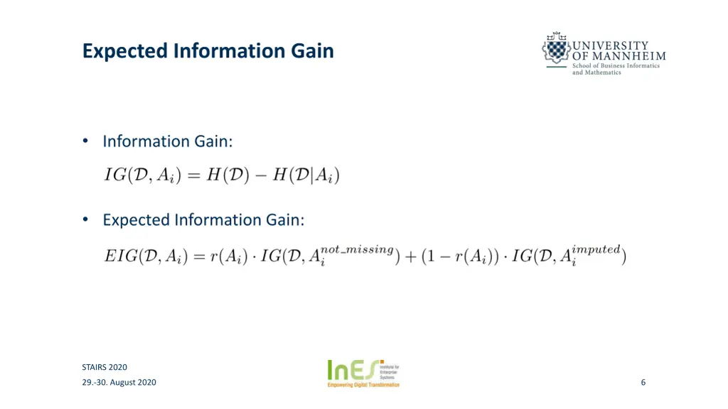 expected information gain