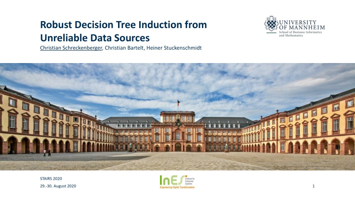 robust decision tree induction from unreliable