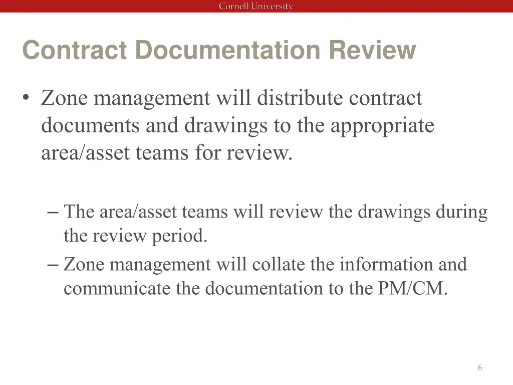 contract documentation review