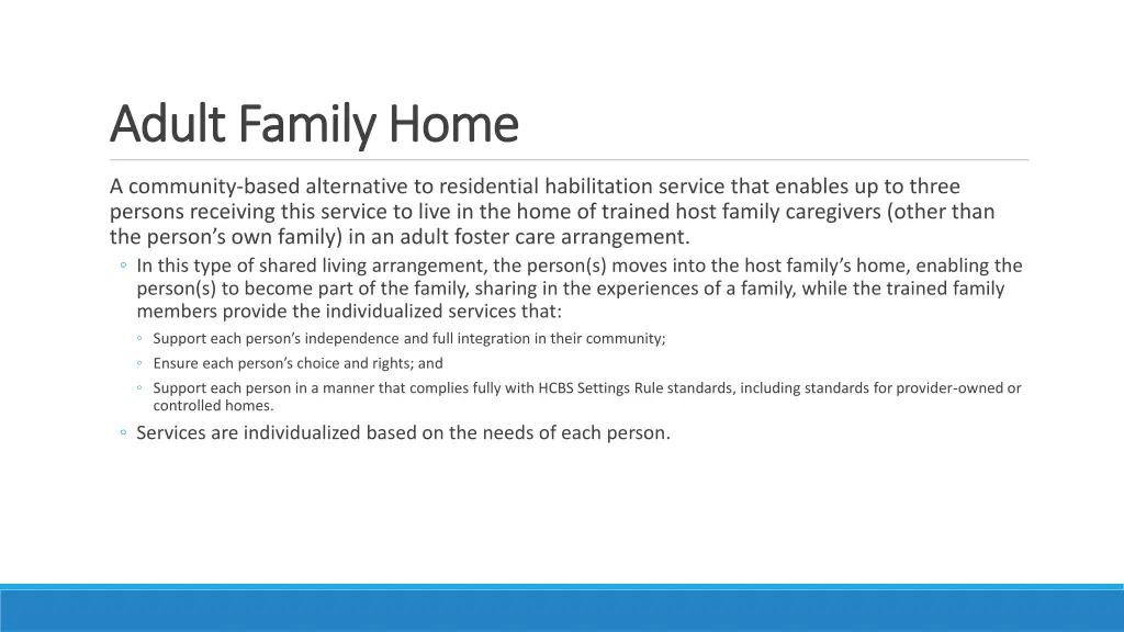 adult family home adult family home