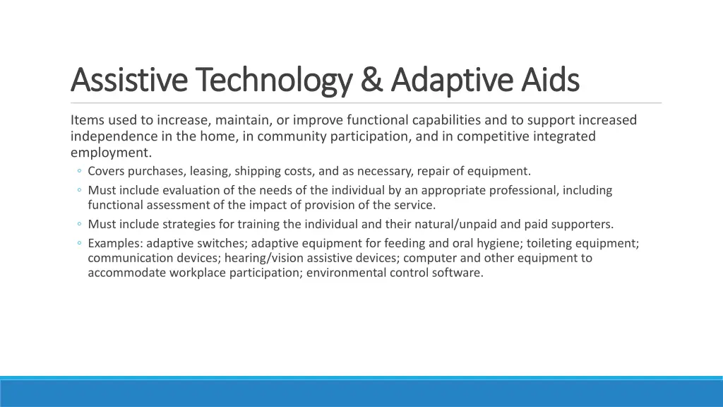 assistive technology adaptive aids assistive