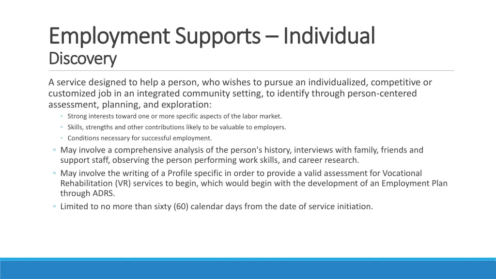 employment supports employment supports 1