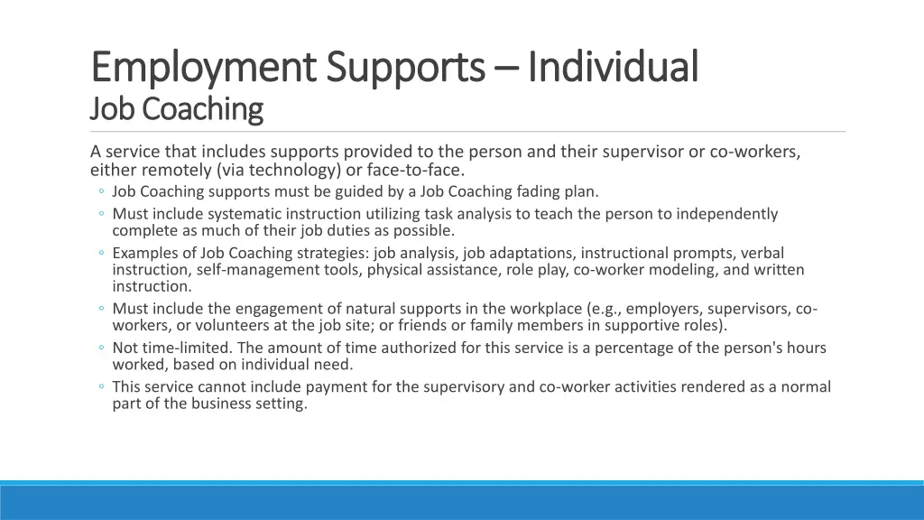 employment supports employment supports 4