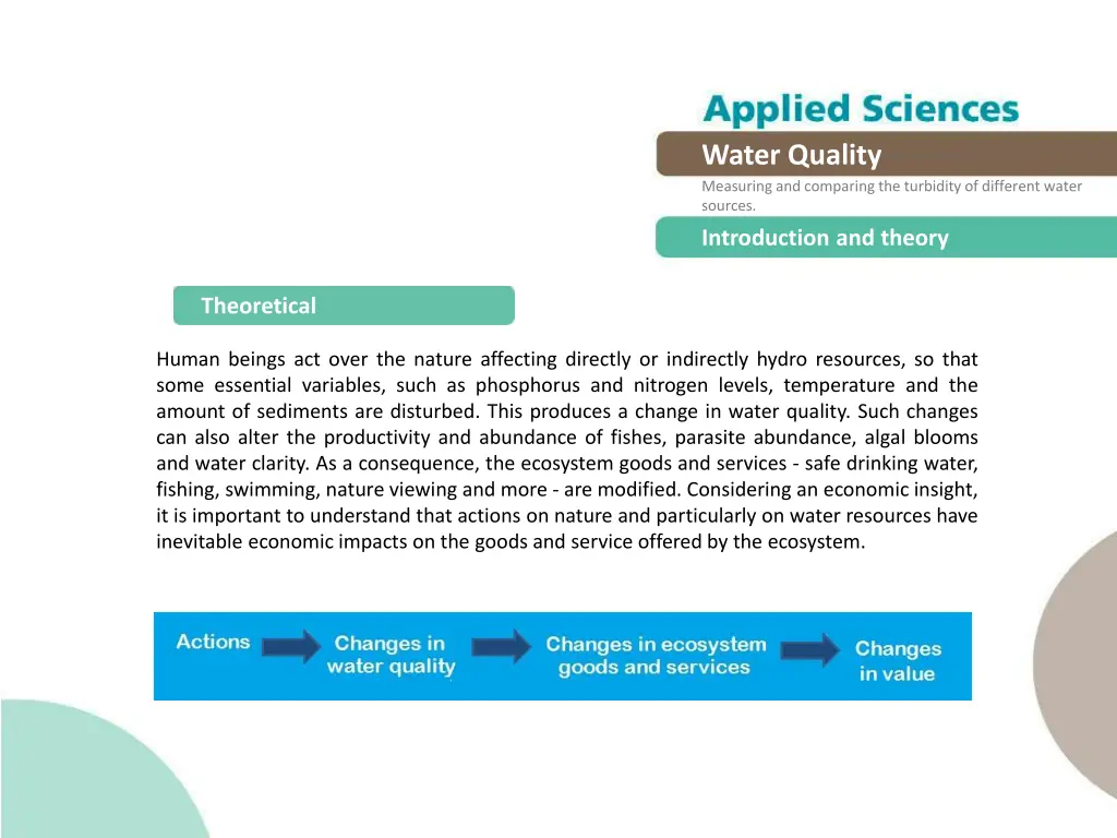 water quality measuring and comparing 3