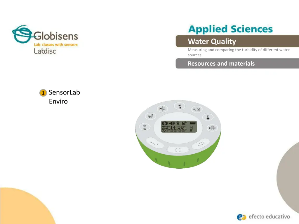 water quality measuring and comparing 6