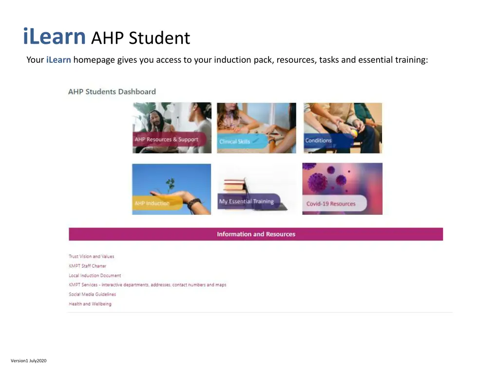 ilearn ahp student