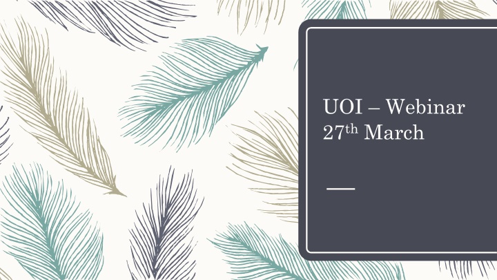 uoi webinar 27 th march