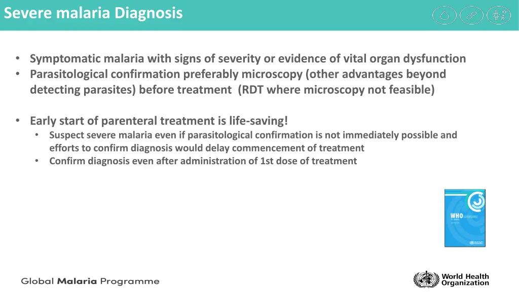 severe malaria diagnosis