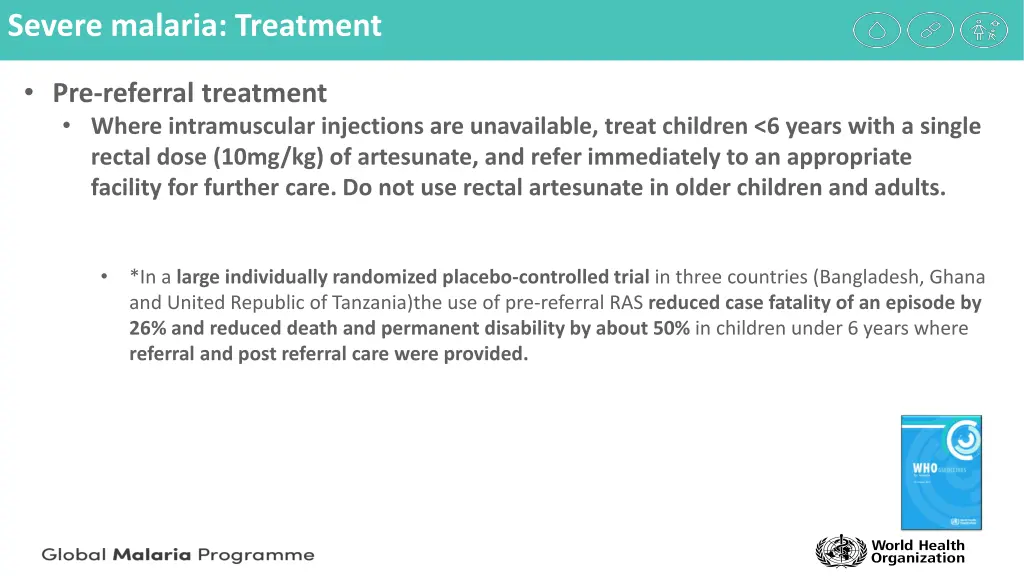 severe malaria treatment 2