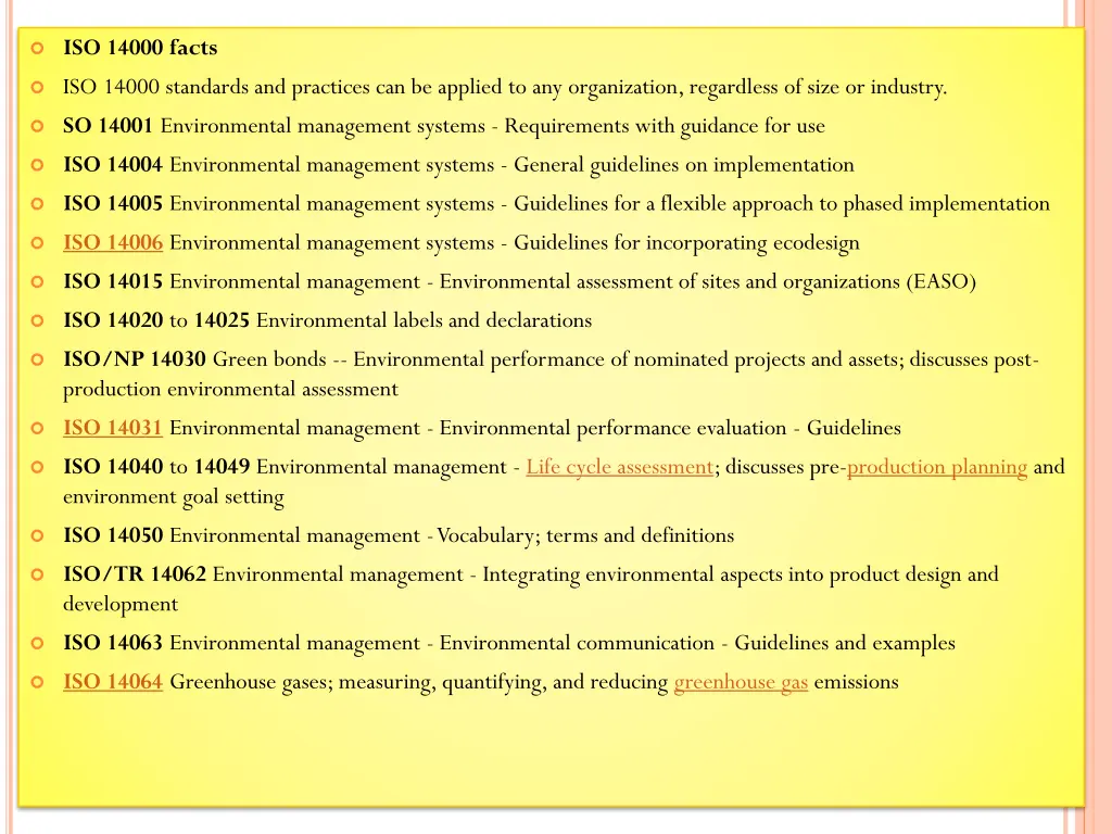 iso 14000 facts