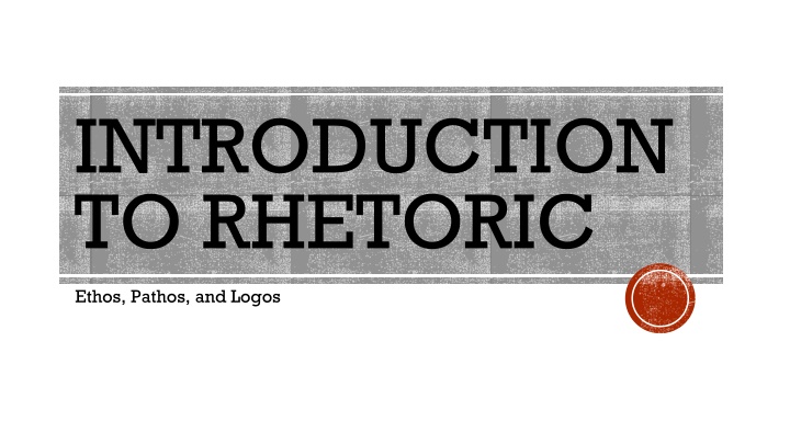 introduction to rhetoric