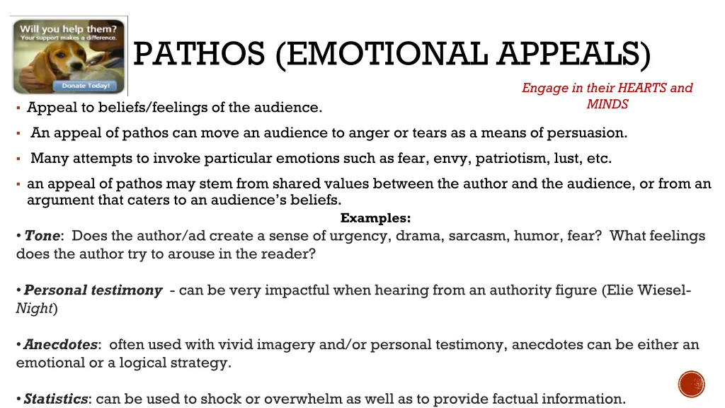 pathos emotional appeals