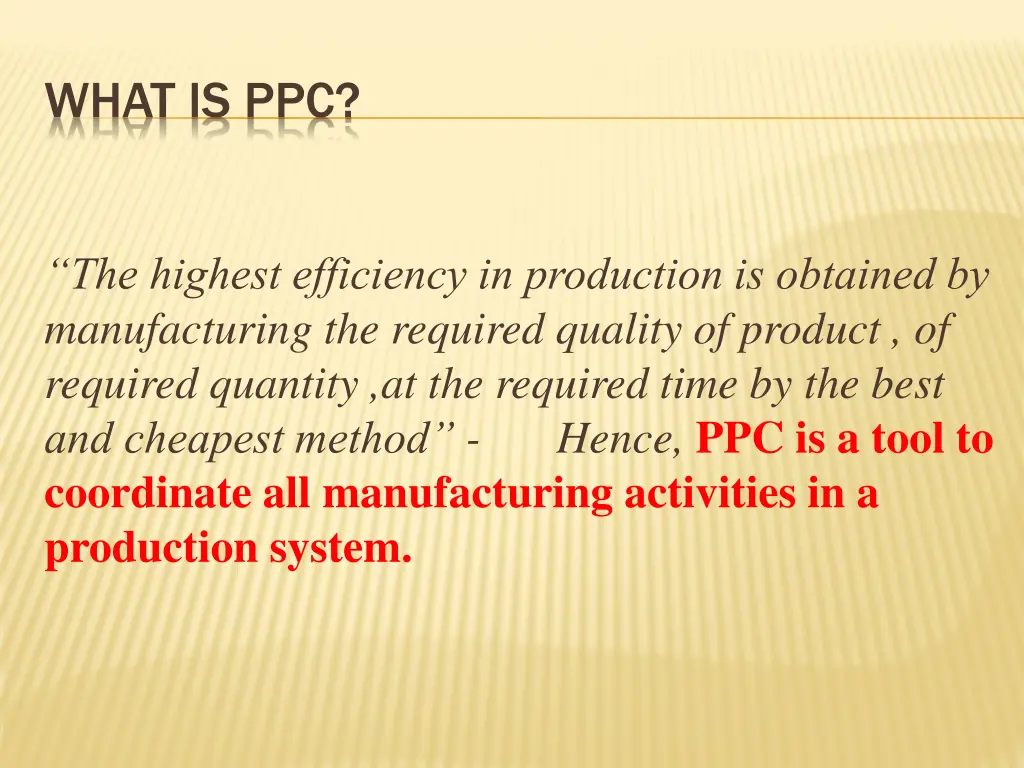 what is ppc