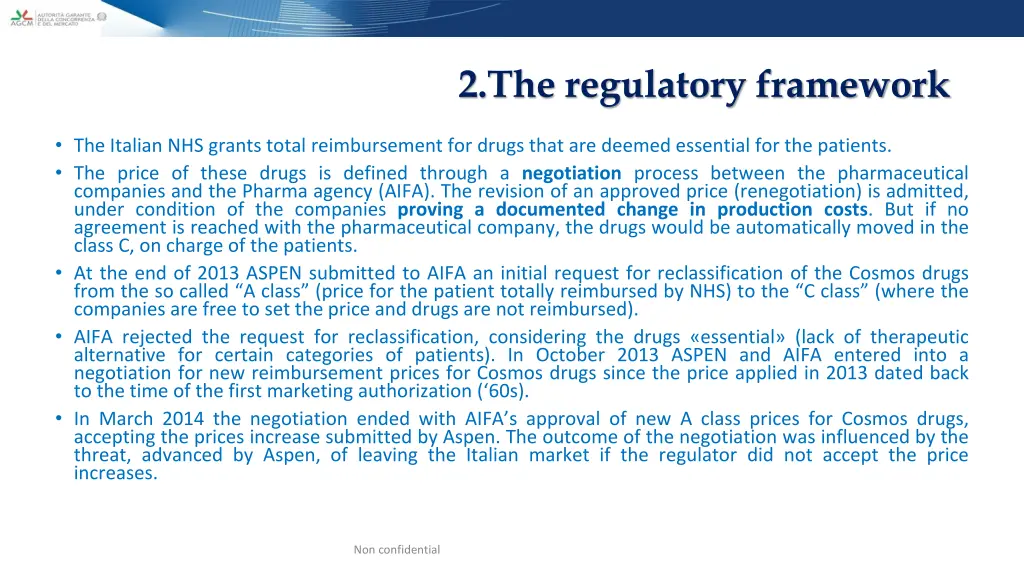 2 the regulatory framework