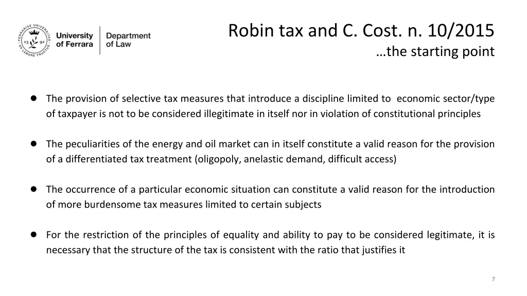 robin tax and c cost n 10 2015