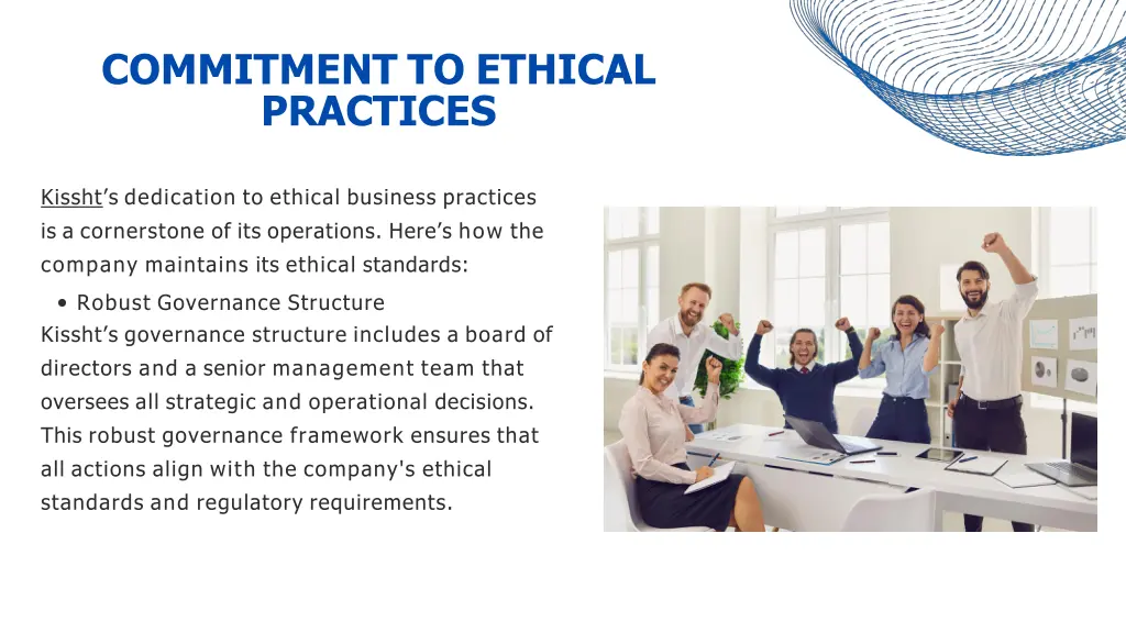 commitment to ethical practices