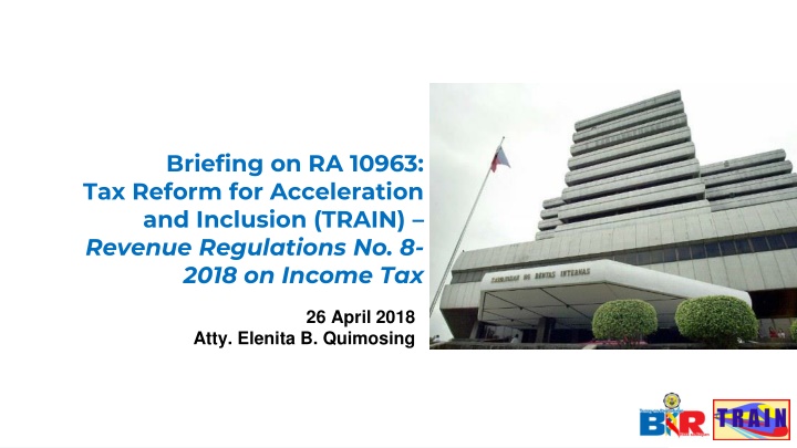 briefing on ra 10963 tax reform for acceleration