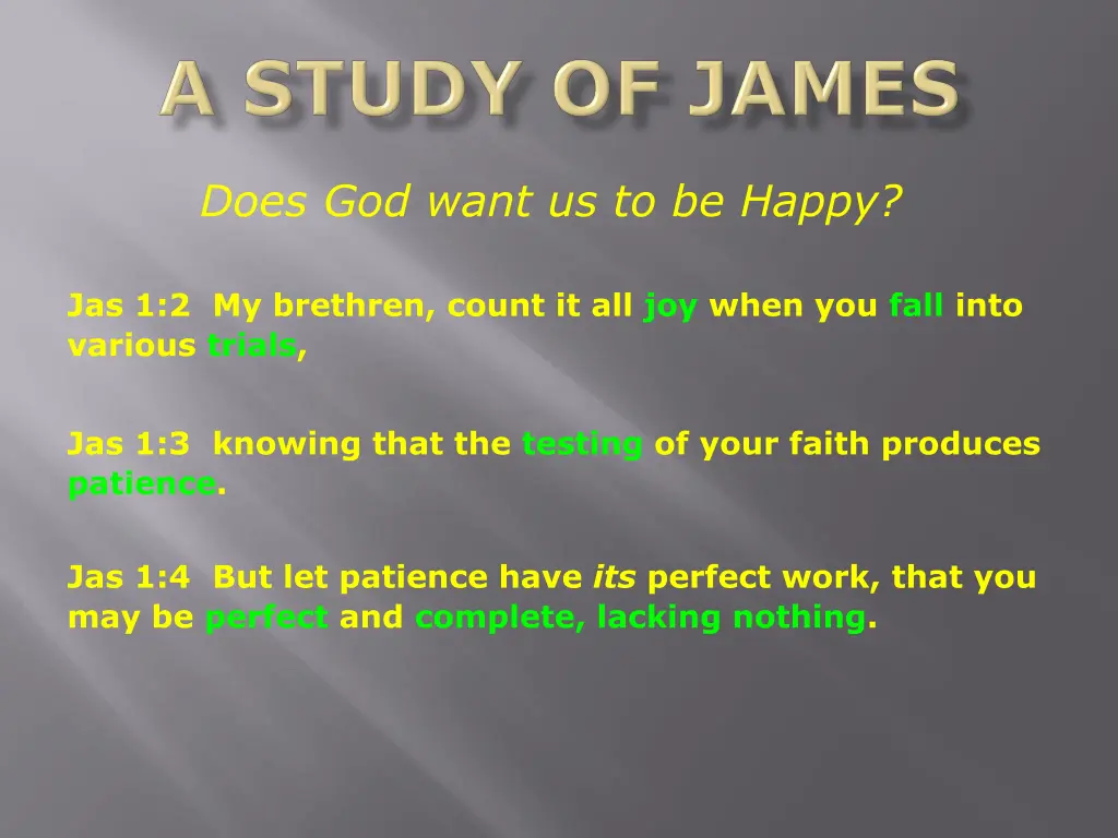 does god want us to be happy