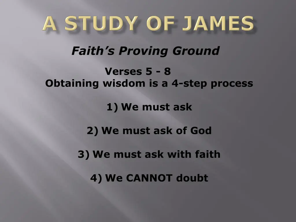 faith s proving ground 1