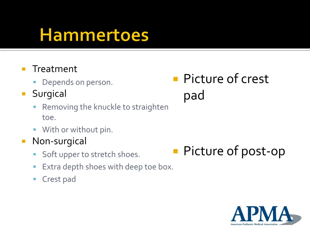 treatment depends on person surgical removing