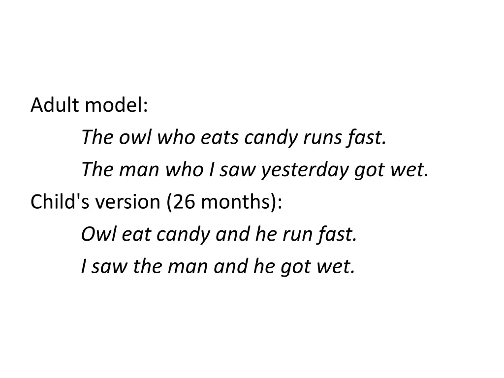 adult model the owl who eats candy runs fast