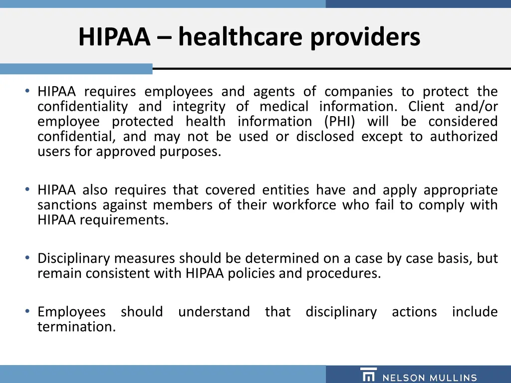 hipaa healthcare providers