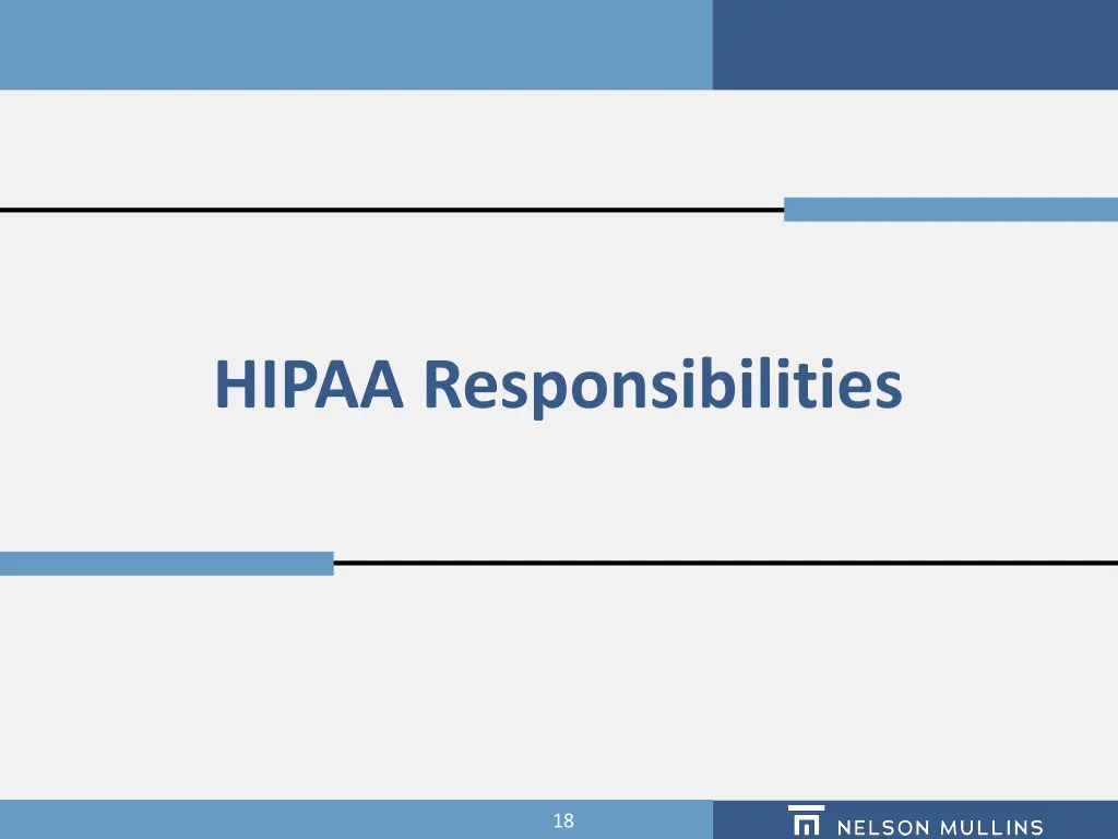 hipaa responsibilities