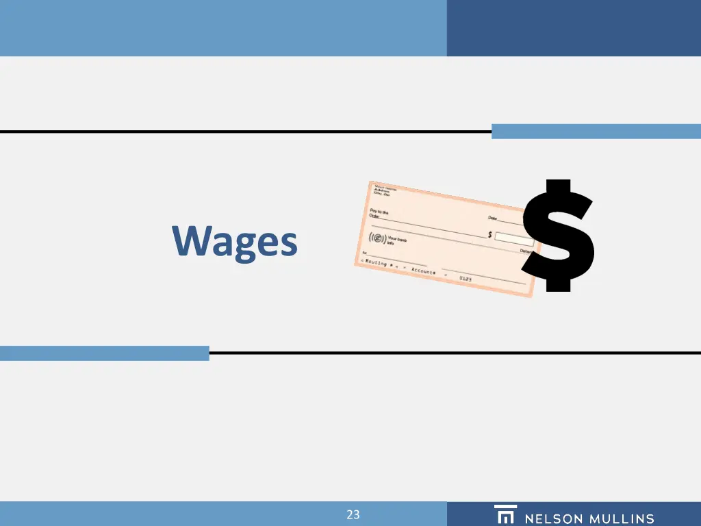 wages