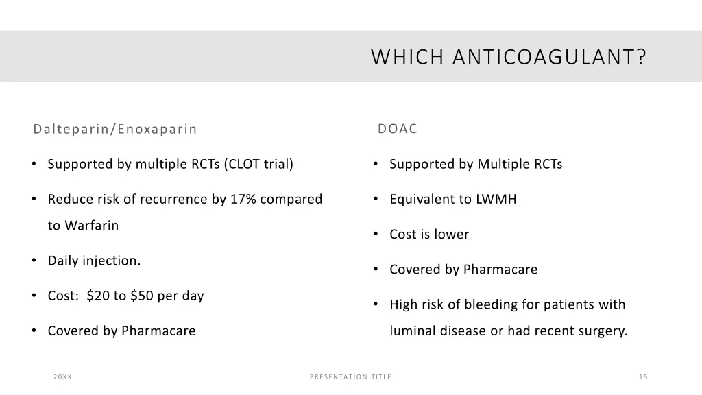 which anticoagulant