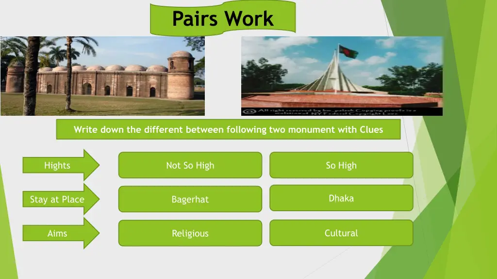 pairs work