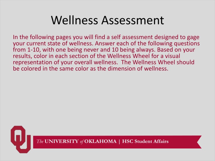 wellness assessment